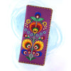 98-116: Flower embroidered medium wallet