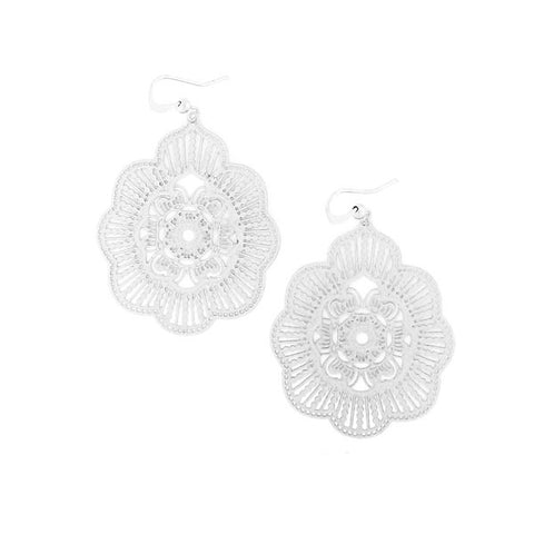 Online shopping for LAVISHY unique, beautiful & affordable light weight intricate filigree earrings. Great for everyday wear, or as gift for family & friends. Wholesale at www.lavishy.com for gift shop, clothing & fashion accessories boutique, book store since 2001.