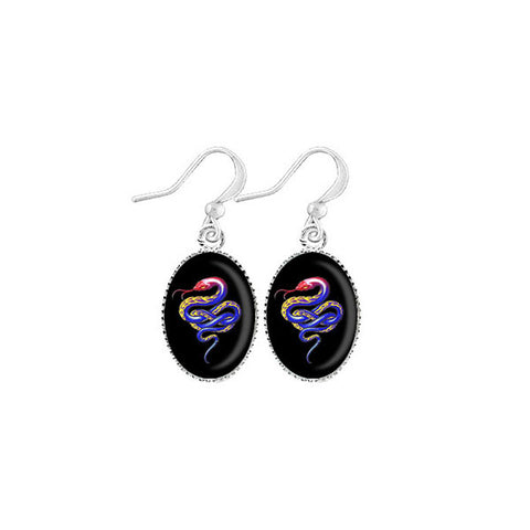 Online shopping for LAVISHY cute & dainty rhodium plated snake earrings. Fun to wear, make a playful gift for family & friends. Come with FREE gift box. Wholesale at www.lavishy.com for gift shop, clothing & fashion accessories boutique, book store in Canada, USA & worldwide since 2001.