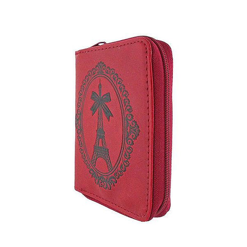 LAVISHY Eco-friendly cruelty free embossed Paris Eiffel tower vegan medium wallet for women. Great for everyday use, a beautiful gift for family & friends. Wholesale at www.lavishy.com for gift shops, fashion accessories &d clothing boutiques, book stores in Canada, USA & worldwide since 2001.
