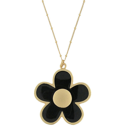 Online shopping for LAVISHY handmade daisy flower enamel pendant necklace. A great gift for you or your girlfriend, wife, co-worker, friend & family. Wholesale available at www.lavishy.com with many unique & fun fashion accessories.