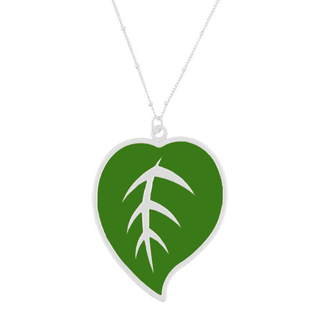 Online shopping for LAVISHY handmade enamel leaf pendant necklace. A great gift for you or your girlfriend, wife, co-worker, friend & family. Wholesale available at www.lavishy.com with many unique & fun fashion accessories.