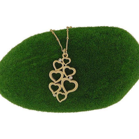 Online shopping for LAVISHY's fun & affordable cutout sweet heart pendant with rhinestone necklace. A great gift for you or your girlfriend, wife, co-worker, friend & family. Wholesale at www.lavishy.com with many unique & fun fashion accessories.