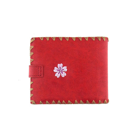 LAVISHY  embroidered butterfly & cherry blossom flower medium bifold wallet for women that is Eco-friendly, ethically made, cruelty free. Great for everyday use or a gift for your family & friends. Wholesale at www.lavishy.com to gift shops, fashion accessories & clothing boutiques worldwide since 2001.