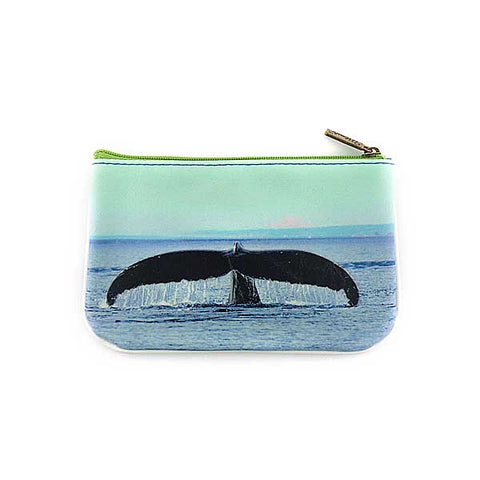 Eco-friendly, cruelty-free small pouch/coin purse with vintage style Seattle boat & whale print by Mlavi Studio. Great for everyday use, gift for family & friends. Wholesale at www.mlavi.com to gift shop, clothing & fashion accessories boutiques, book stores, souvenir shops in USA.