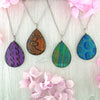 NKG-002: Handmade glass pendant necklace