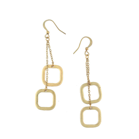 1-003: Silver/gold plated earrings