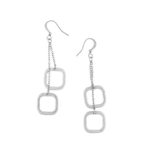 1-003: Silver/gold plated earrings