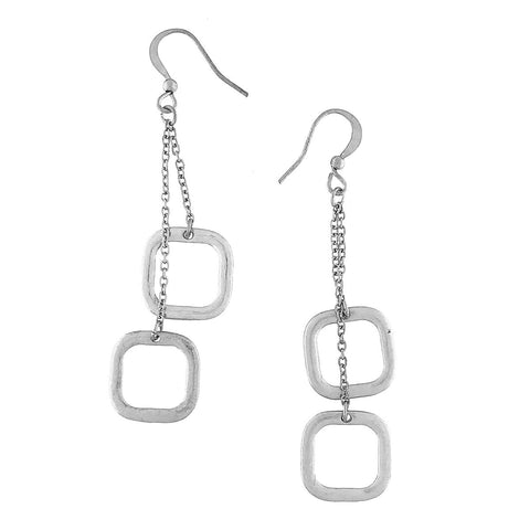 1-003: Silver/gold plated earrings