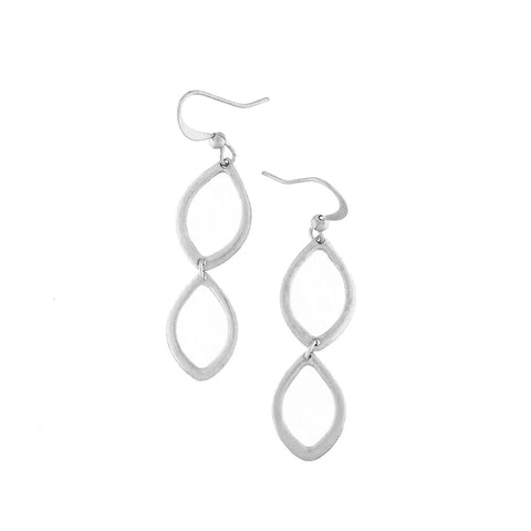 1-008: Silver/gold plated earrings
