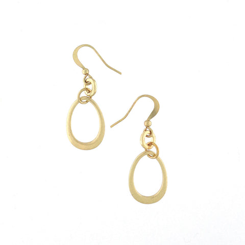 1-011: Silver/gold plated earrings