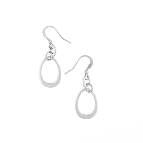 1-011: Silver/gold plated earrings