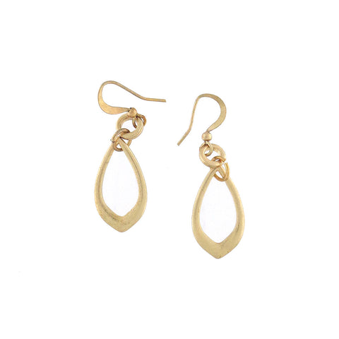 1-012: Silver/gold plated earrings