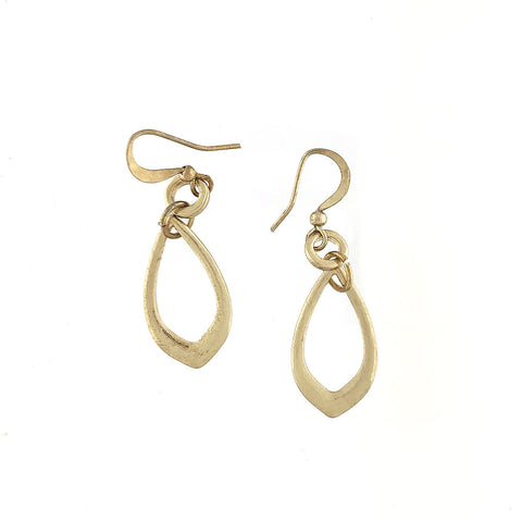 1-012: Silver/gold plated earrings