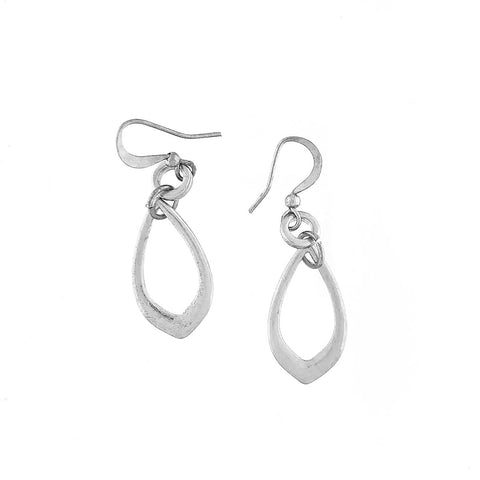 1-012: Silver/gold plated earrings