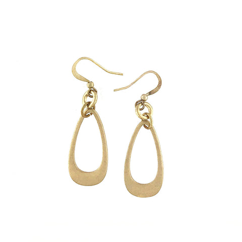 1-013: Silver/gold plated earrings