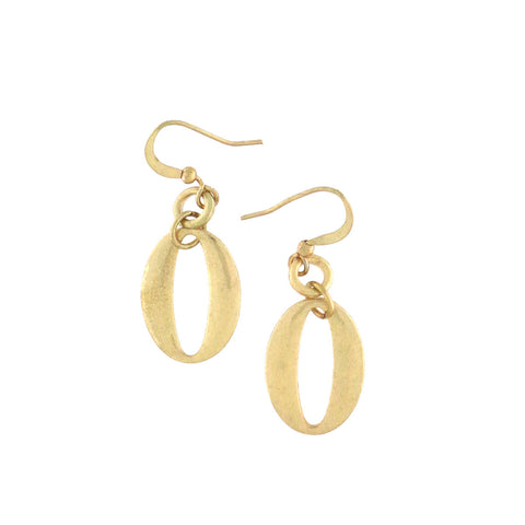 1-014: Silver/gold plated earrings