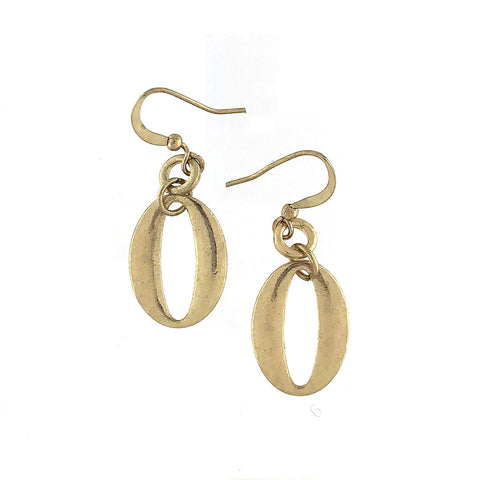 1-014: Silver/gold plated earrings
