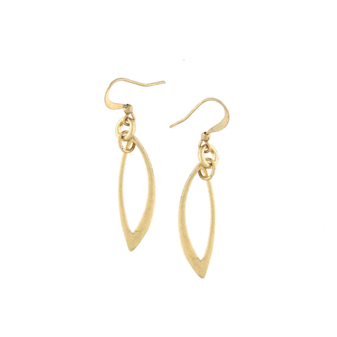 1-015: Silver/gold plated earrings