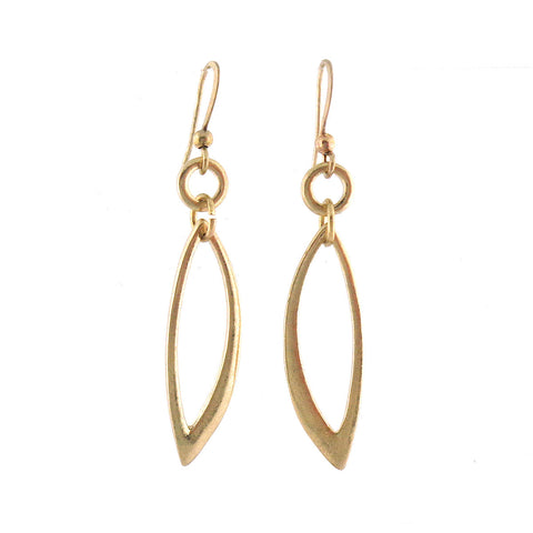 1-015: Silver/gold plated earrings