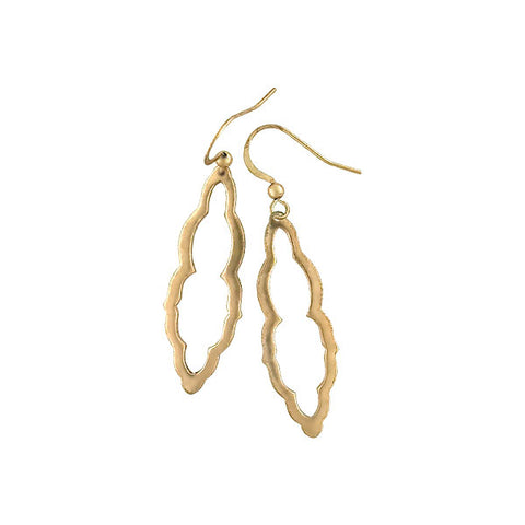 1-024: Silver/gold plated earrings