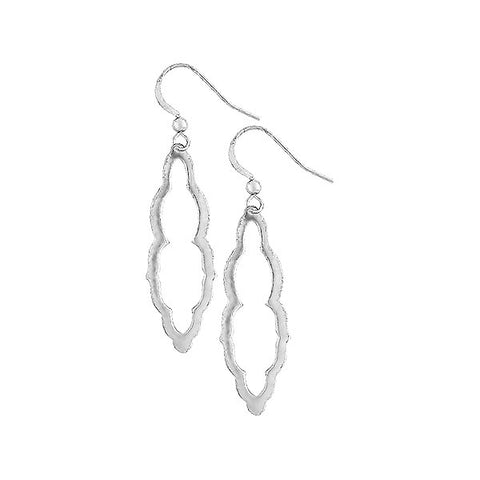 1-024: Silver/gold plated earrings