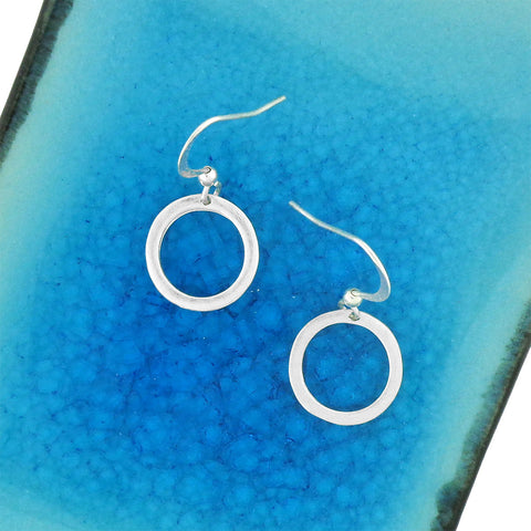 1-025: Silver/gold plated earrings