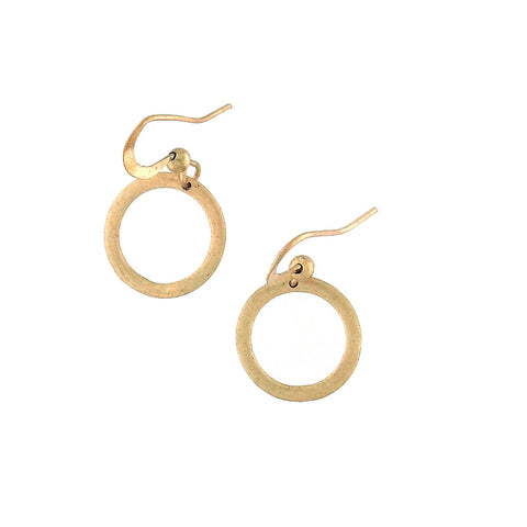 1-025: Silver/gold plated earrings
