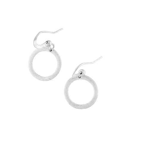 1-025: Silver/gold plated earrings