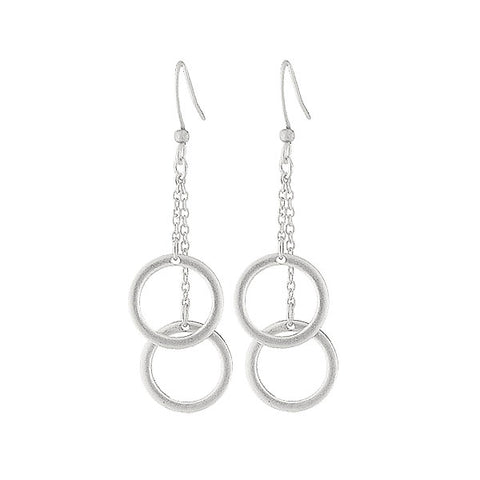 1-027: Silver/gold plated earrings