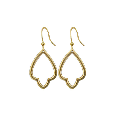 1-030: Silver/gold plated earrings