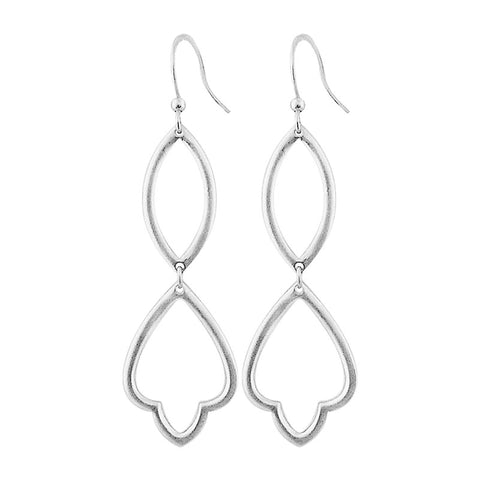 1-031: Silver/gold plated earrings