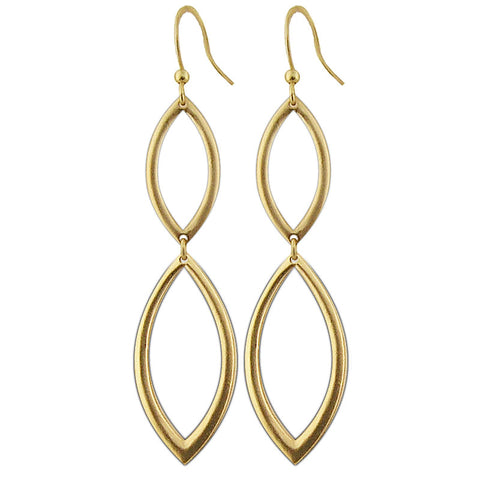 1-036: Silver/gold plated earrings