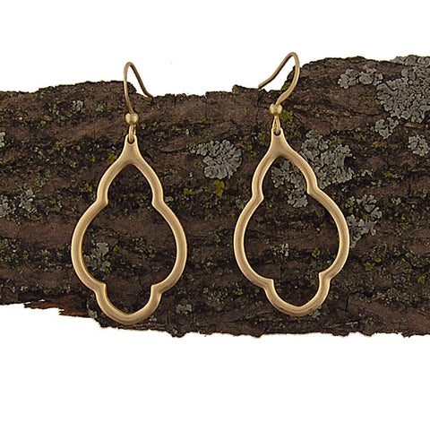 1-041: Silver/gold plated earrings