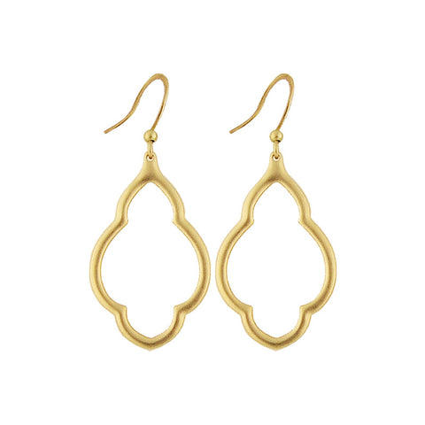1-041: Silver/gold plated earrings