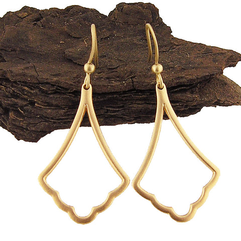 1-042: Silver/gold plated earrings