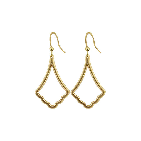 1-042: Silver/gold plated earrings