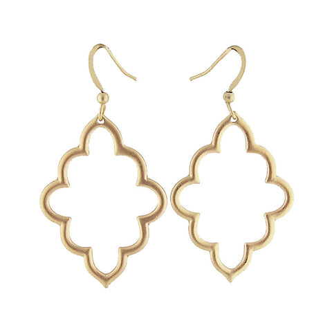 1-045: Silver/gold plated earrings