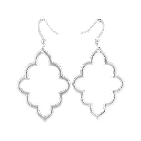 1-045: Silver/gold plated earrings