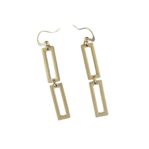 1-142: Silver/gold plated earrings