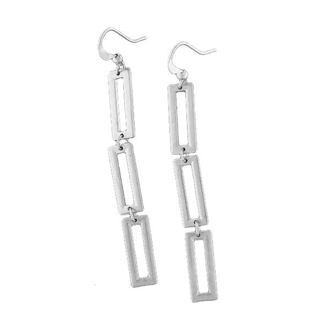 1-143: Silver/gold plated earrings