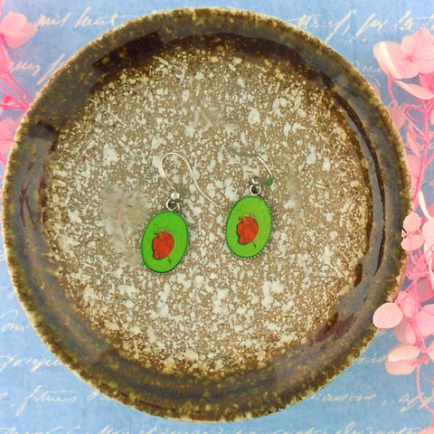 LAVISHY handmade rhodium plated sacred heart earrings for online shopping. Fun to wear, quirky gift gift idea for family & friends. Wholesale at www.lavishy.com