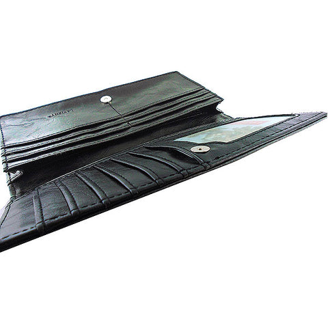 LAVISHY Eco-friendly cruelty free ladybug applique vegan large wallet