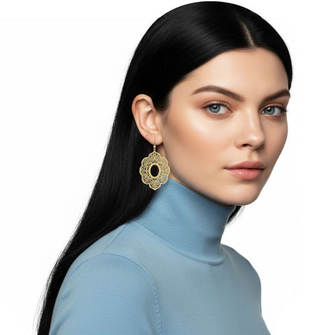 LAVISHY unique, beautiful & affordable 925 sterling silver or 12k gold plated designer filigree earrings. Great great gift ides. Wholesale at www.lavishy.com