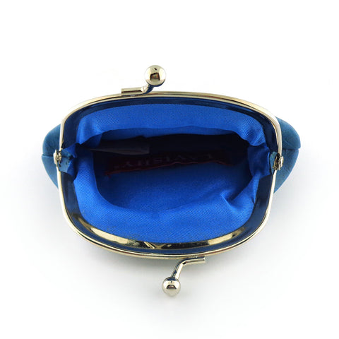 98-605: Poppy embroidered vegan coin purse