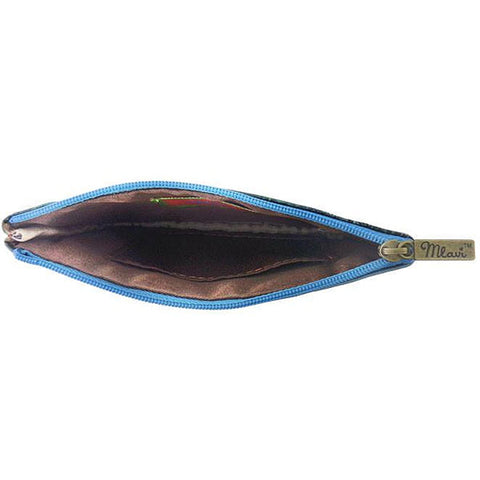 Mlavi whimsical vegan small pouch/coin purse with Bohemian style Moroccan pattern printfor everyday use or as gift for family & friends. Wholesale at www.mlavi.com