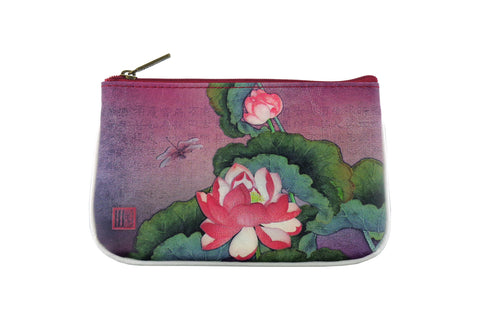 BC-ZG001:  Lotus small pouch/coin purse