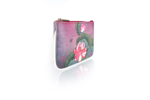 BC-ZG001:  Lotus small pouch/coin purse