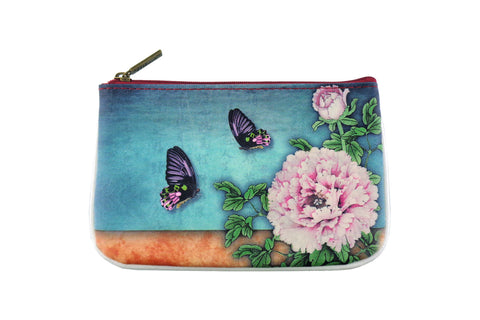 BC-ZG002:  Peony small pouch/coin purse