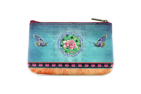 BC-ZG002:  Peony small pouch/coin purse